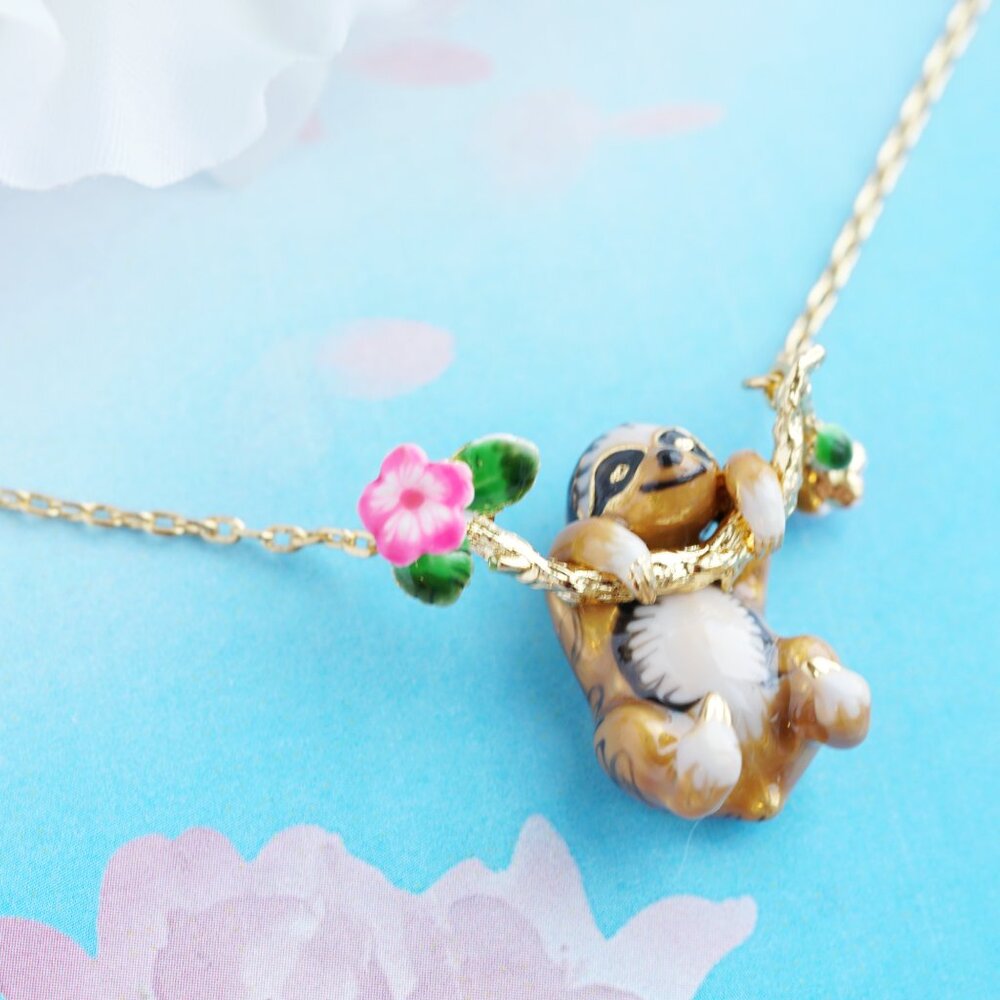 Cute sloth necklace - Picture 4 of 10